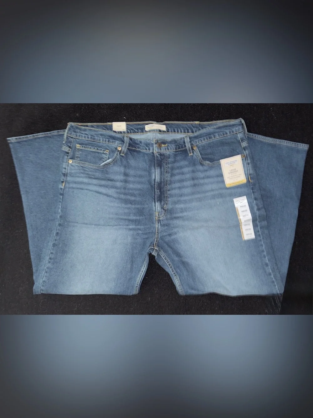 NWT - Levi Strauss Signature Gold Men's Loose Fit Jeans Big & Tall 44x30